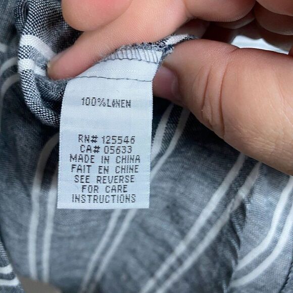 Habitat Clothes to Live in Linen Shirt Button Down - Picture 7 of 10